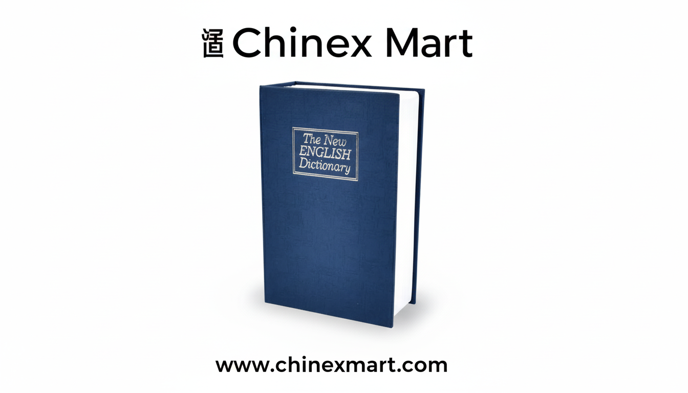 Dictionary Mini Book Safe Portable Key Lockbox Money Hidden Storage Safe Box