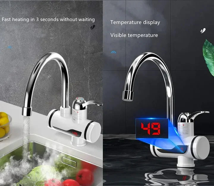 Electric Faucet Tap, Electric Hot & Cold Water Tap, Instant Water Heater